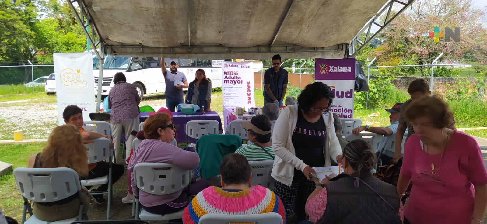 Realizan jornada de salud para el adulto mayor de Xalapa