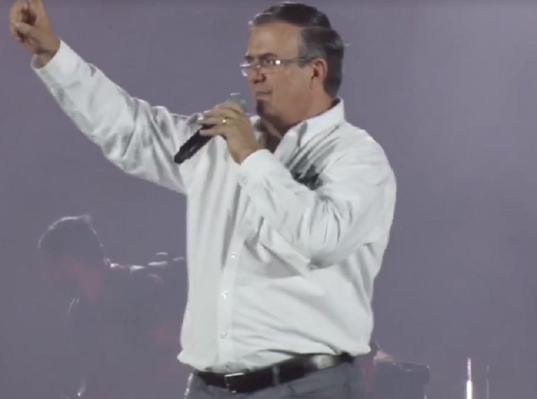  Marcelo Ebrard cierra su campaña en la Arena Ciudad de México