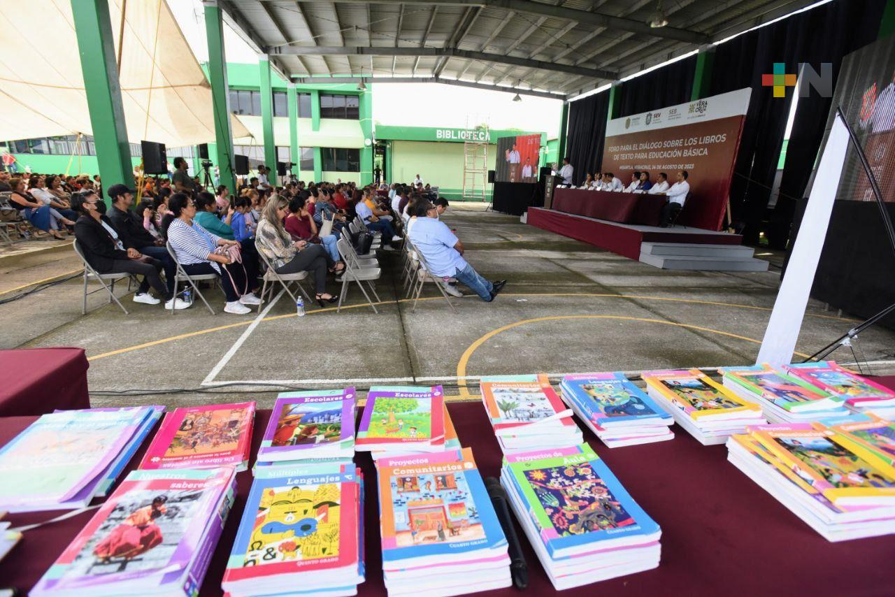 SEV coordina espacios de retroalimentación sobre nuevos libros de texto