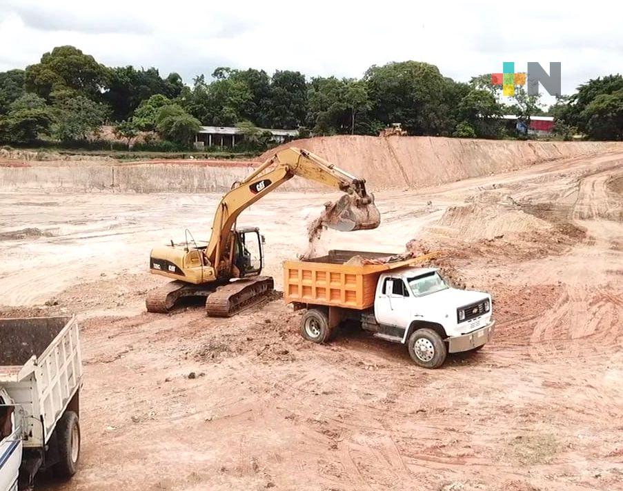 Avanza PMA en construcción de relleno sanitario en Oluta