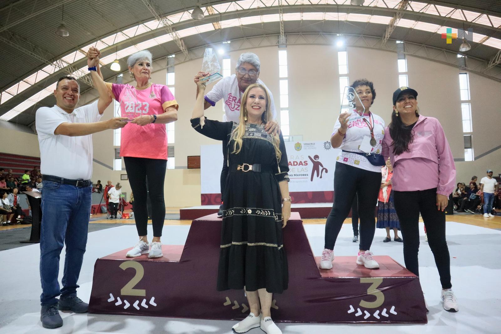 Encabeza delegación veracruzana el medallero de las Olimpiadas de Oro del DIF Nacional