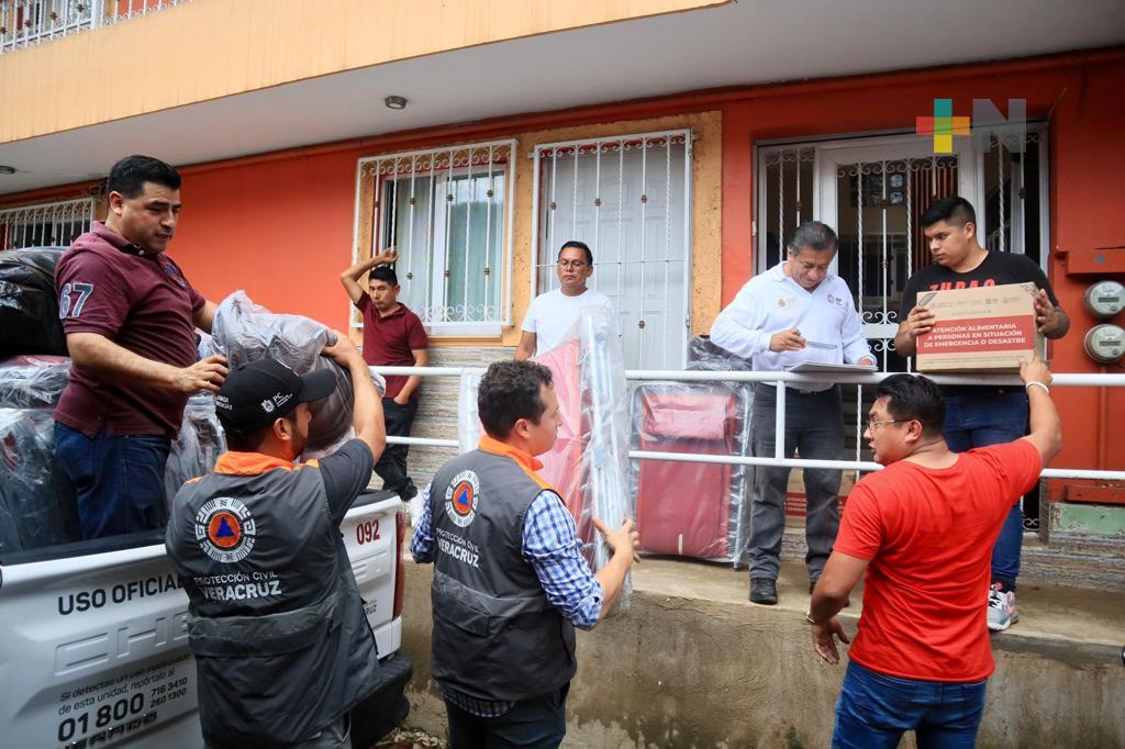 Gobierno estatal mantiene la atención por lluvias en Xalapa