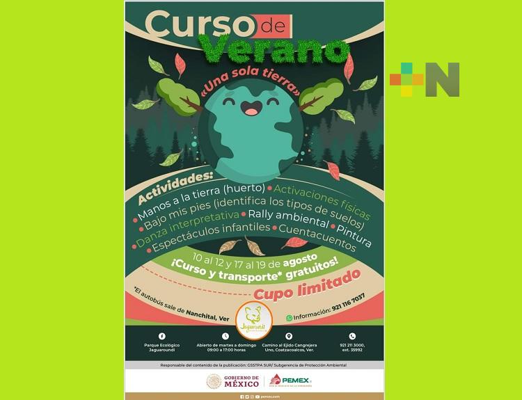 Parque ecológico Jaguarundi pondrá en marcha curso de verano