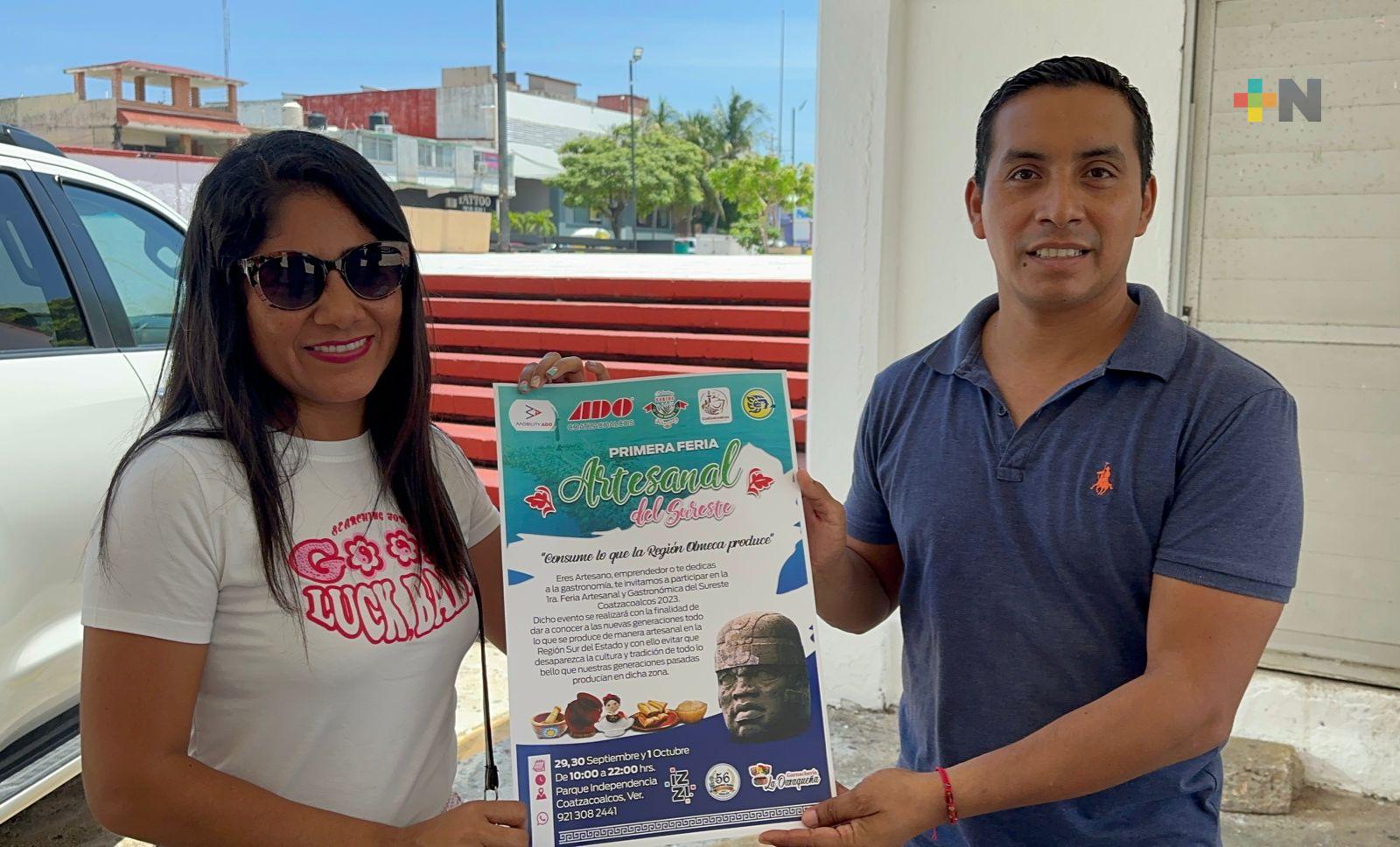 Llega Primera Feria Artesanal del Sureste en Coatza a finales de septiembre