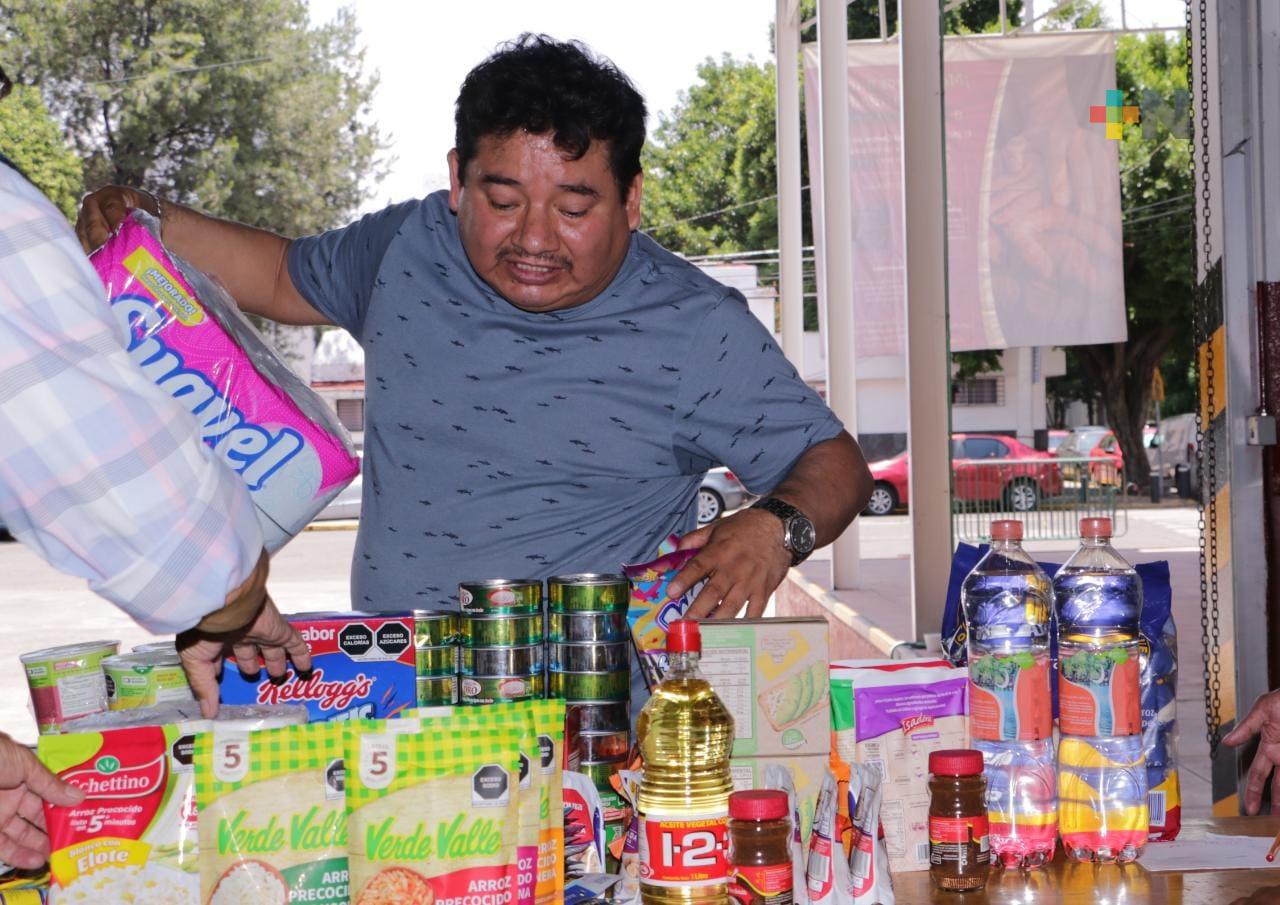 Instala DIF Nacional centro de acopio en apoyo a damnificados por lluvias en Veracruz