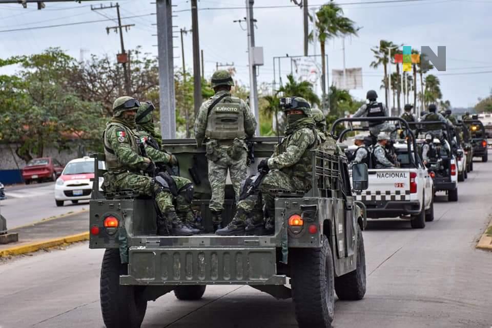 Decomisa Sedena drogas y armas en zona sur de Veracruz