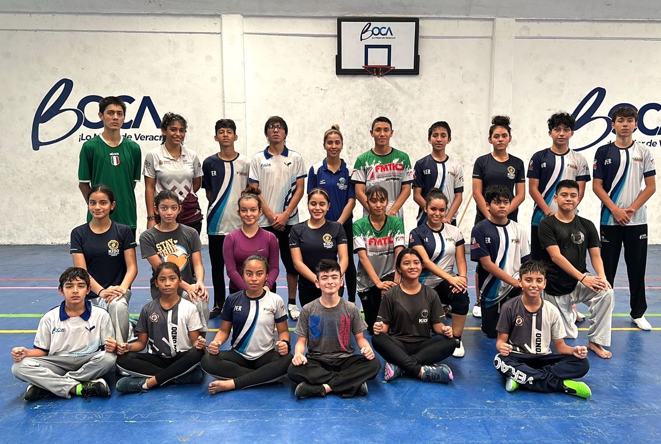 Selección veracruzana se alista rumbo al Festival Abierto Mexicano de Taekwondo
