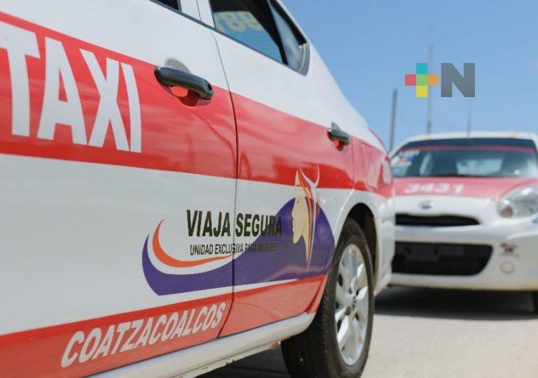 Coatzacoalcos ya cuenta con «Taxis Exclusivos de Mujeres»