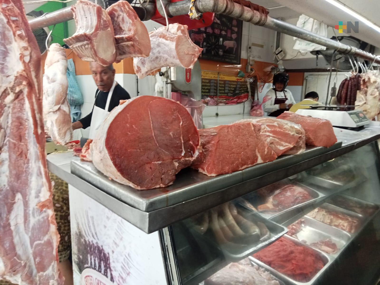 Bajan en 30% ventas en carnicerías del mercado Hidalgo de Veracruz