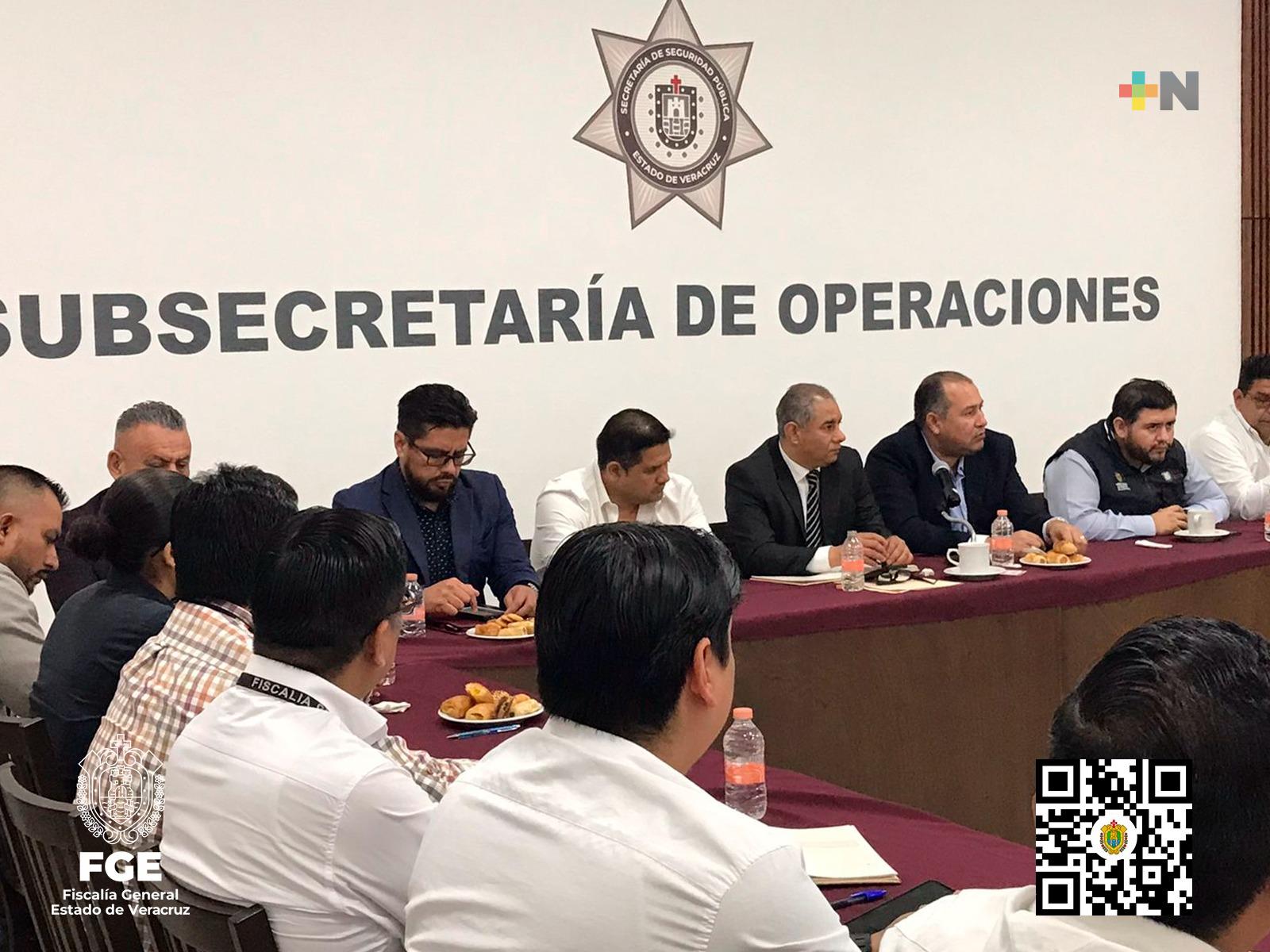 FGE participa en reunión de trabajo con mandos de la SSP