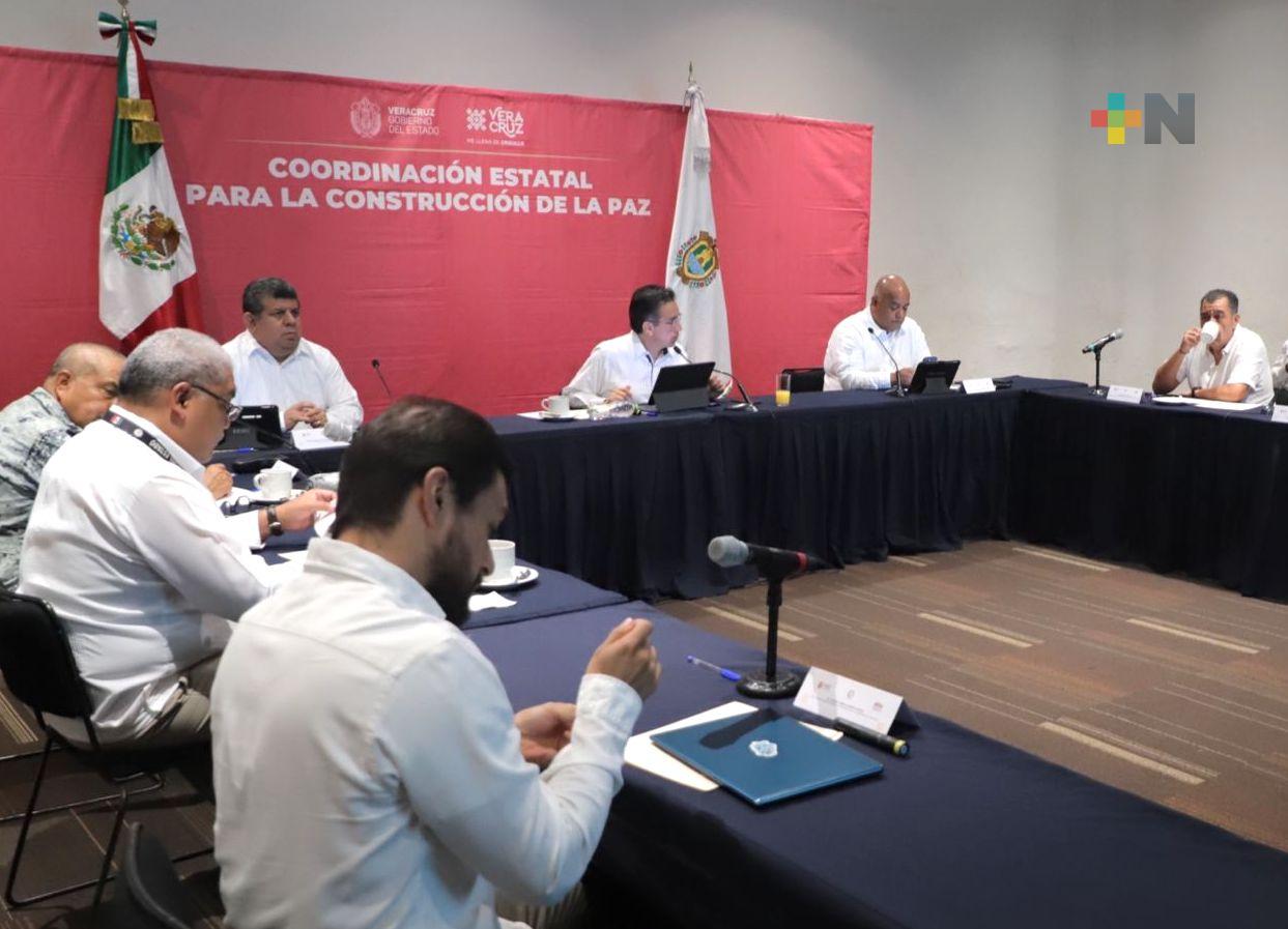 En Veracruz sesiona la Mesa para Construcción de la Paz