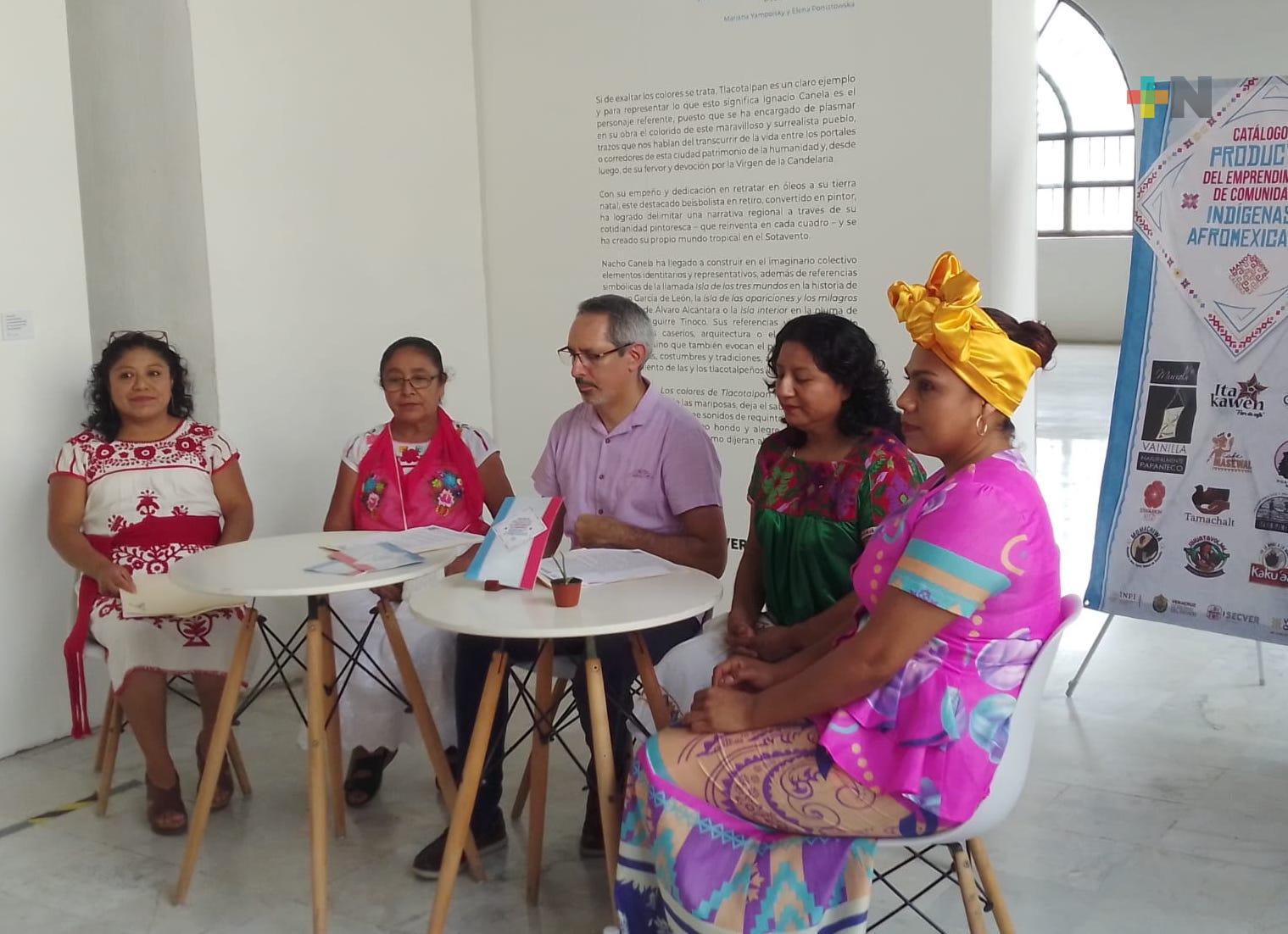 IVEC e INPI fortalecen promoción de productos de diversas comunidades