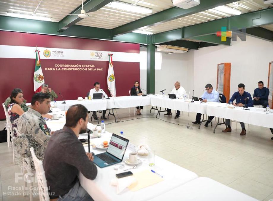 En Emiliano Zapata brinda informe la FGE en Mesa de Coesconpaz