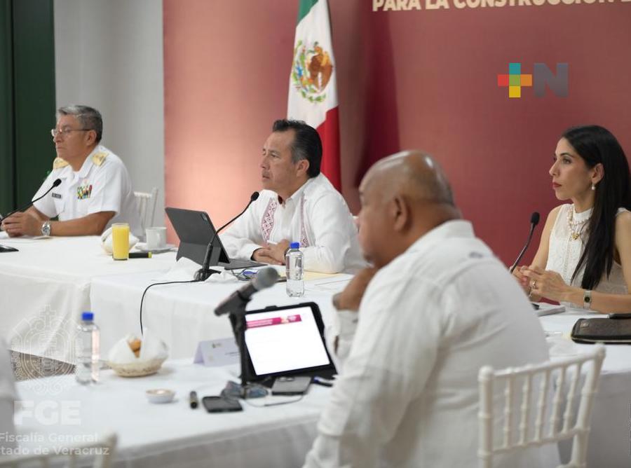 Rinde FGE informe en la Mesa para Construcción de la Paz