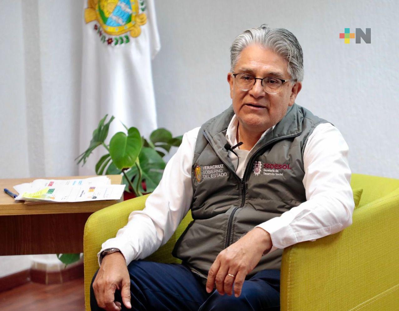 Brilla a nivel nacional Sedesol Veracruz tras abatir pobreza por ingresos y pobreza extrema