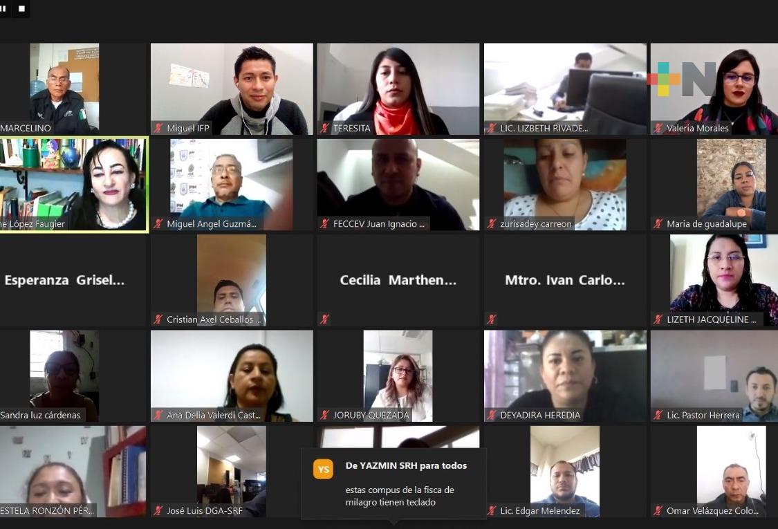 FGE capacita a su personal sobre la violencia familiar