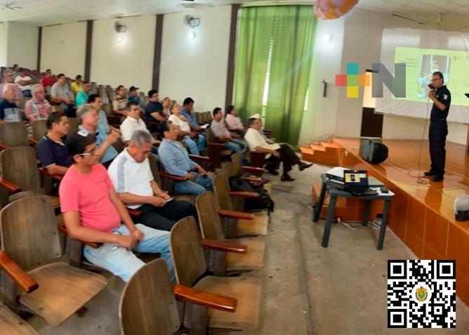 En Misantla la UECS brinda plática preventiva sobre secuestro y engaño telefónico