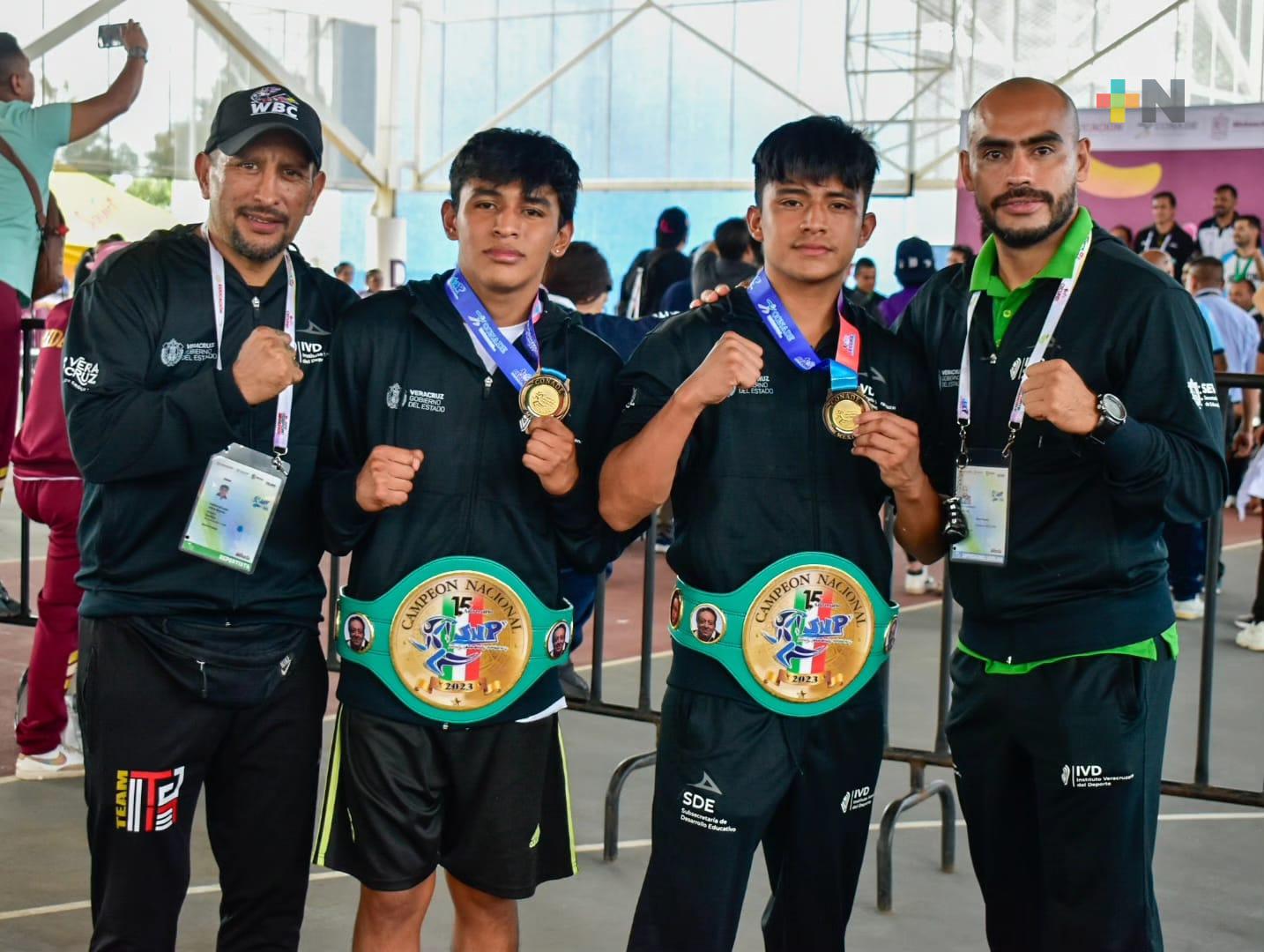 Boxeadores veracruzanos ganan dos oros en Juegos Nacionales Populares 2023