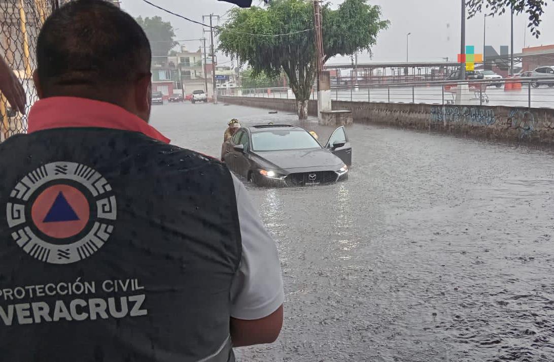 SPC realiza recorridos de vigilancia y atención por lluvias en Xalapa