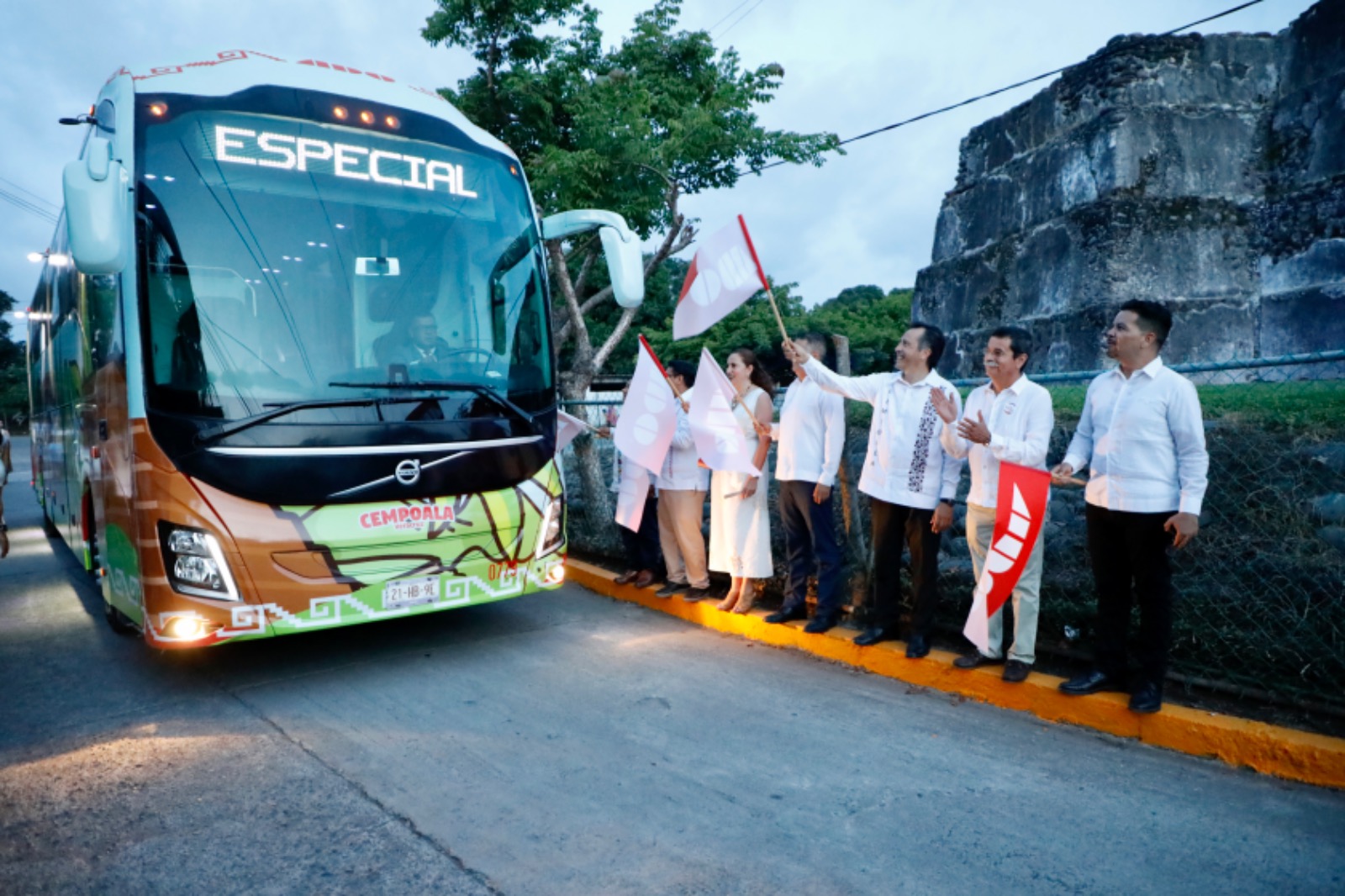 Promoverán zona arqueológica de Cempoala a través de Mobility ADO a nivel nacional