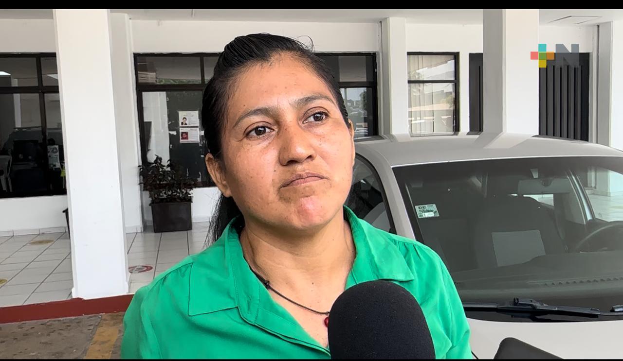 Servicio de urbanos en ejidos de Coatzacoalcos va avanzando: Lucy Jiménez