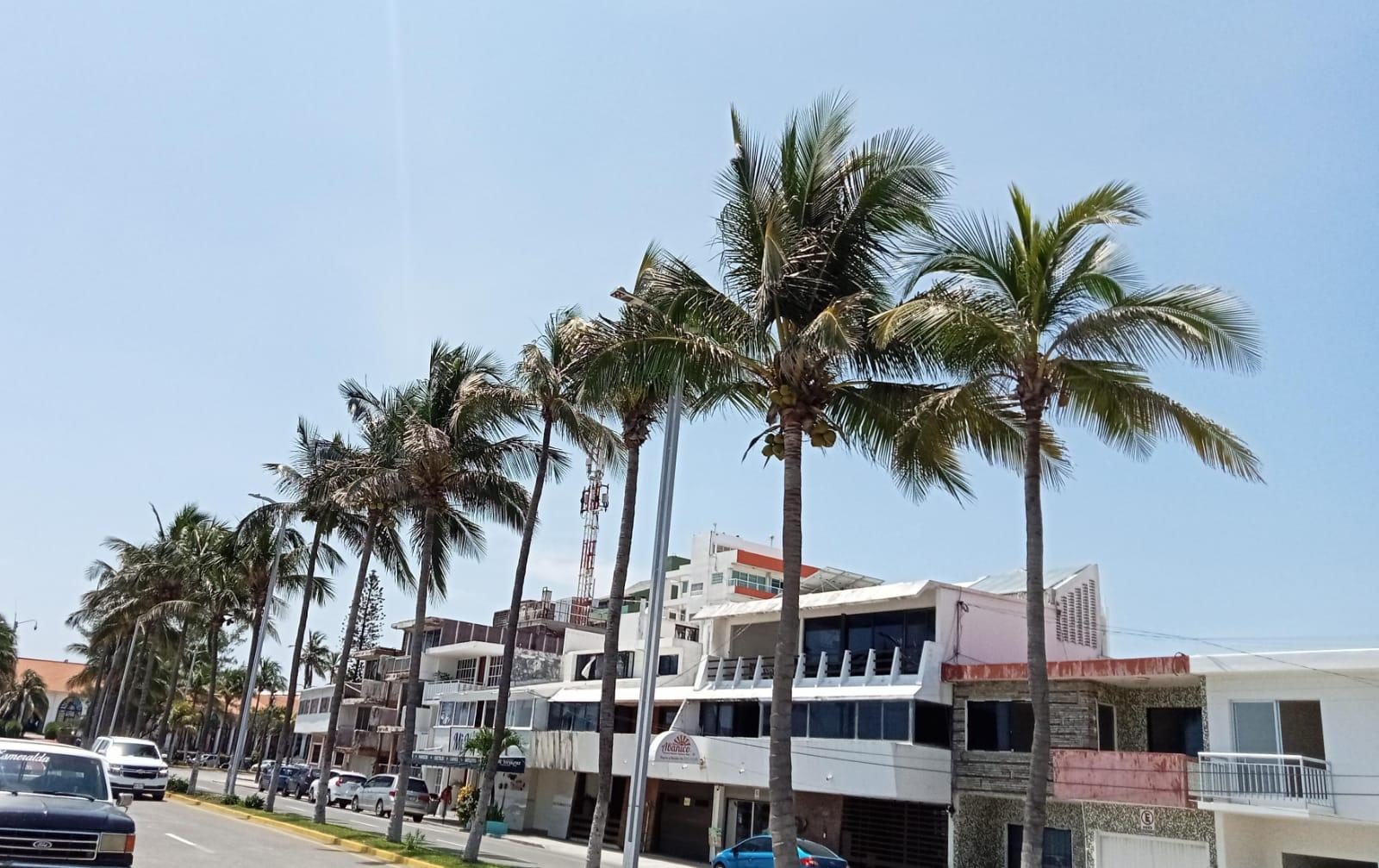 Ambiente diurno y bajo potencial de lluvias en gran parte de Veracruz