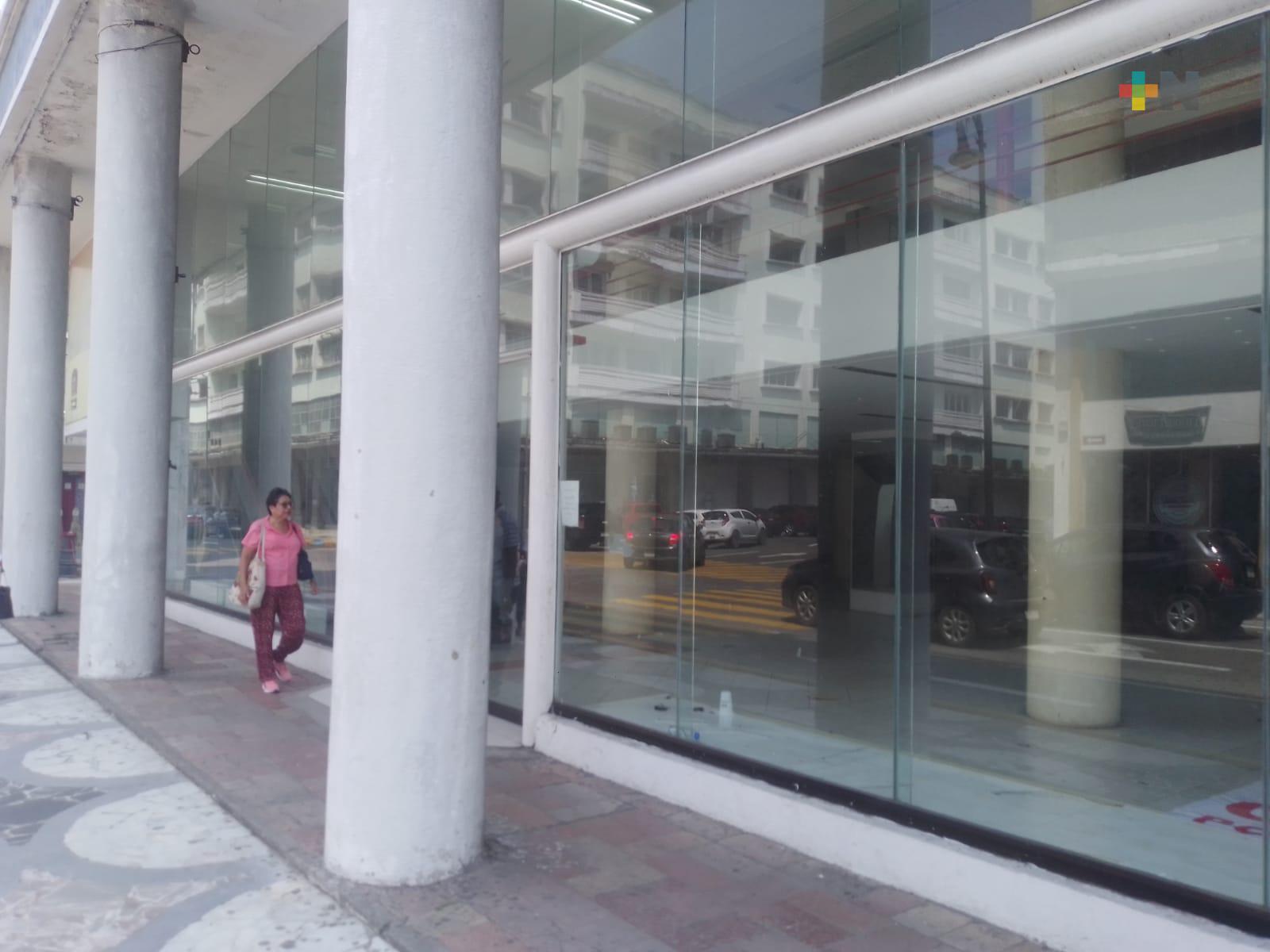 Abandono de autoridades habría contribuido al cierre de comercios en centro de Veracruz