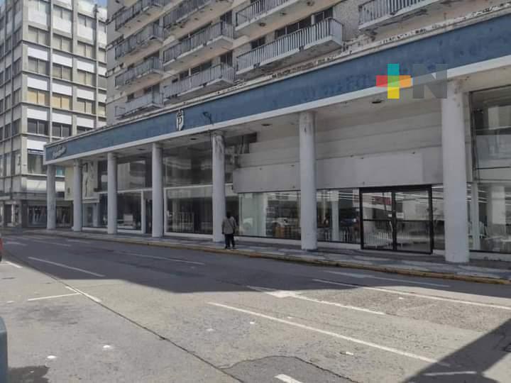 Sector hotelero preocupado por cierre de comercios en centro de Veracruz puerto