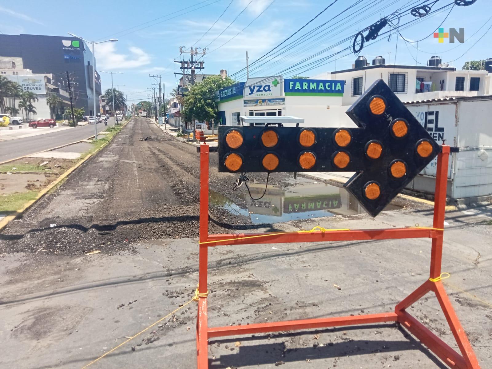 Prevalece cierre de avenida Juan Pablo II de Boca del Río