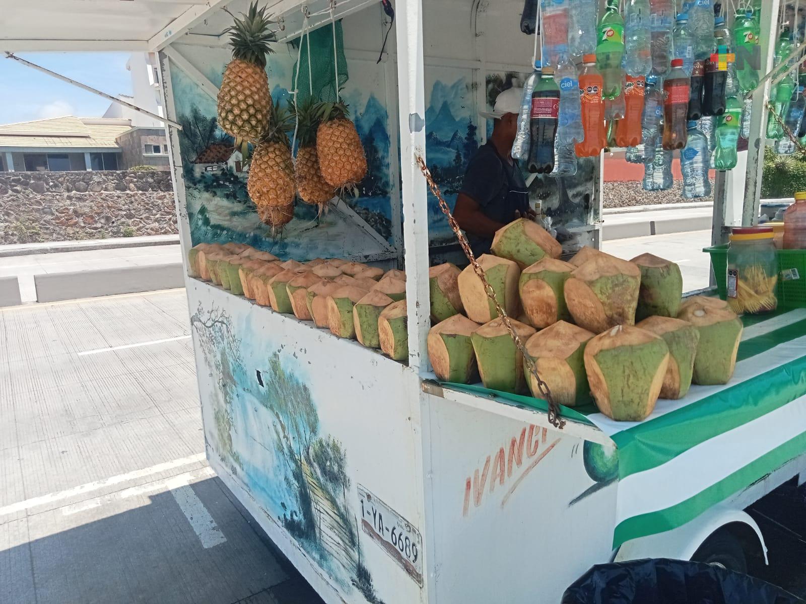 Un coco pa’l calor en Veracruz