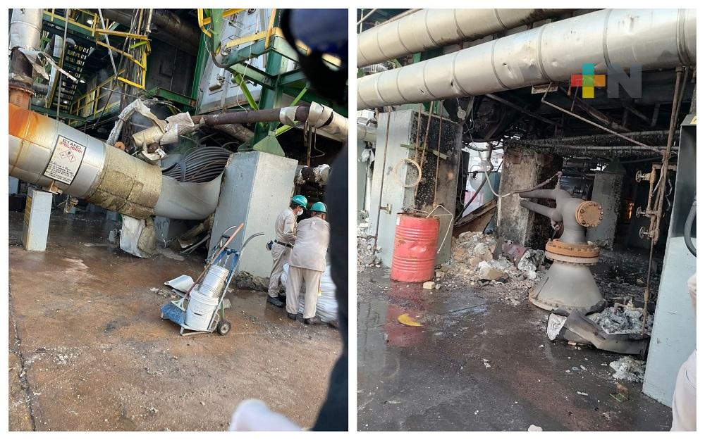 Pemex comenzó la evaluación de daños causados por explosión en Cangrejera