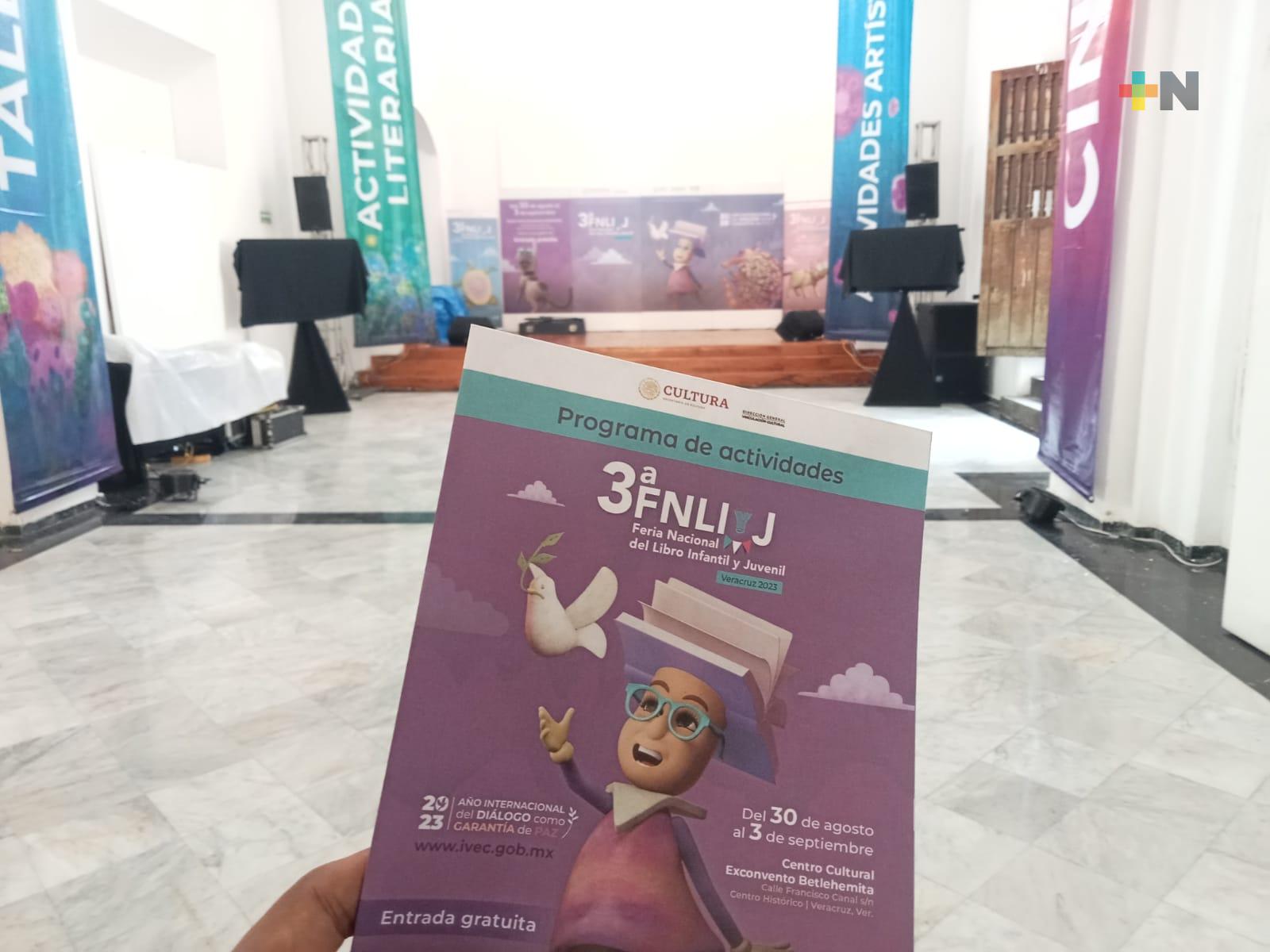 Inicia la Feria Nacional del Libro Infantil y Juvenil, Veracruz 2023