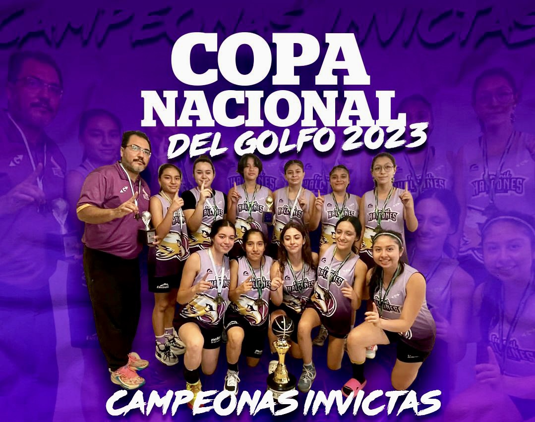 Selectivo femenil de Academia Halcones de Xalapa consigue quinto título