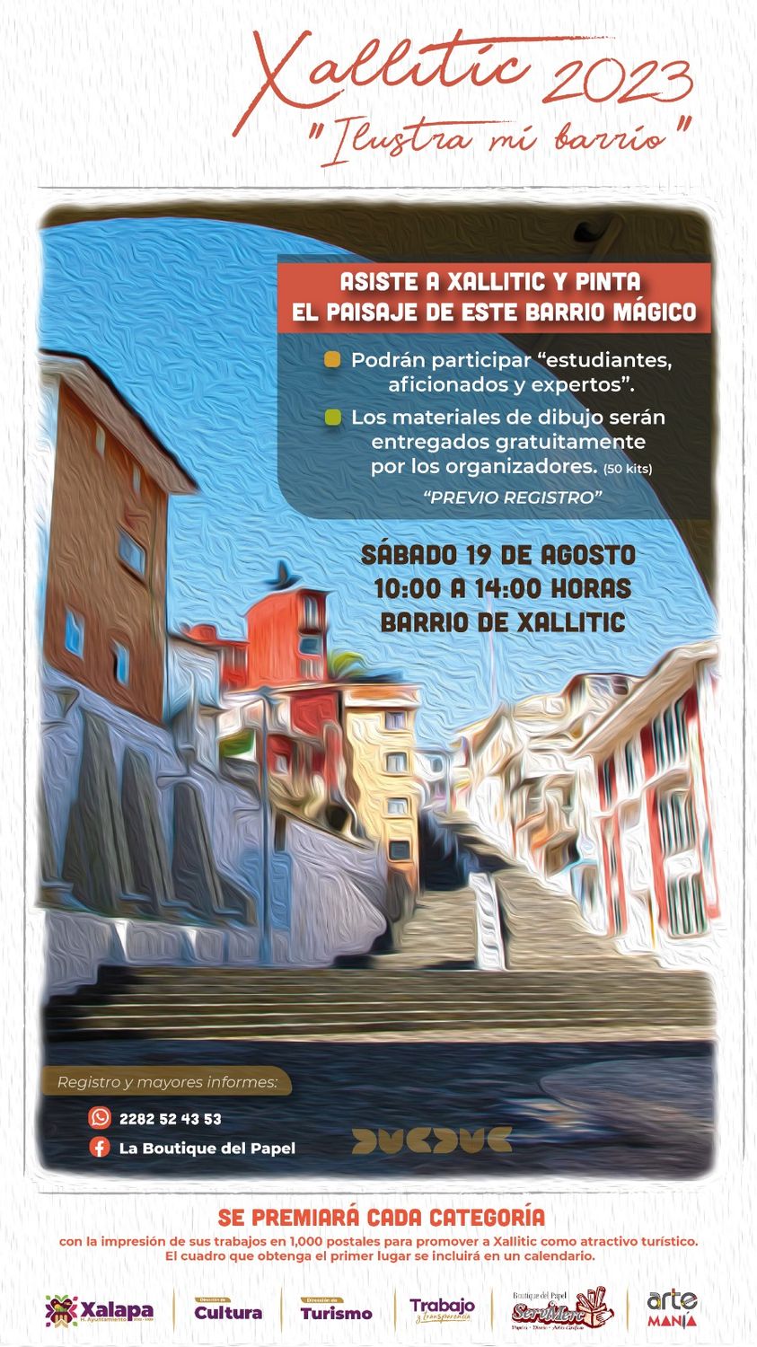 Invitan a ilustrar al barrio de Xallitic