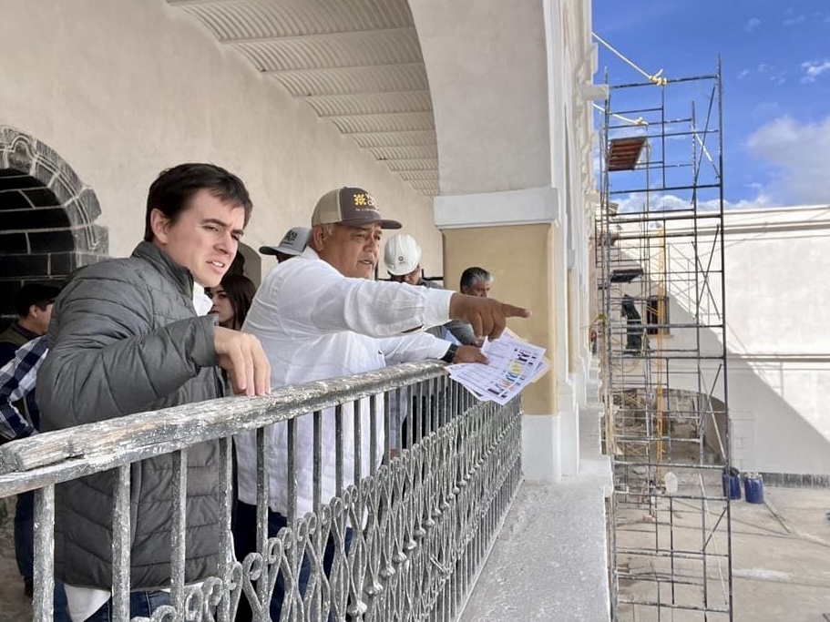 Supervisa Eric Cisneros rehabilitación de Fortaleza de San Carlos, en Perote