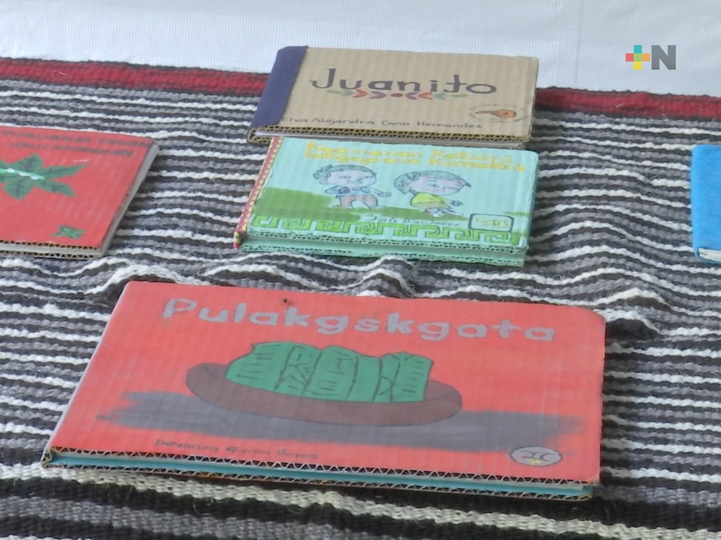 Exponen libros cartoneros elaborados en totonaco