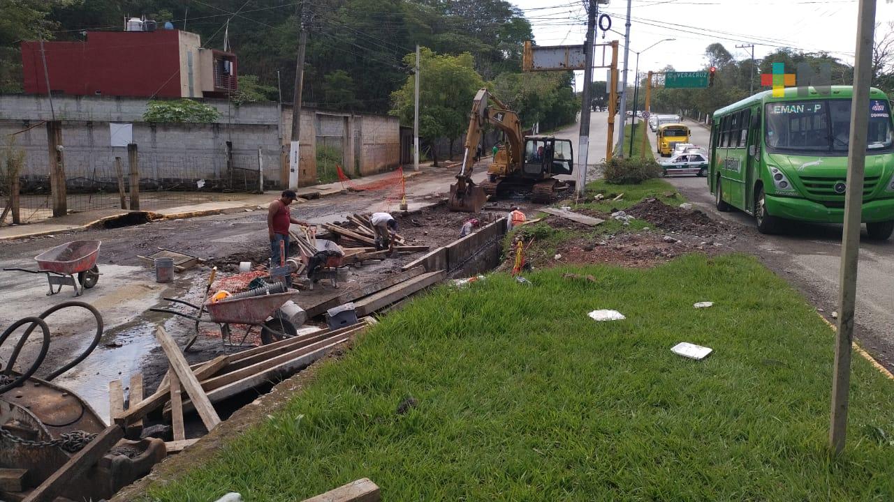 Ayuntamiento de Xalapa avanza con la realización de obras públicas