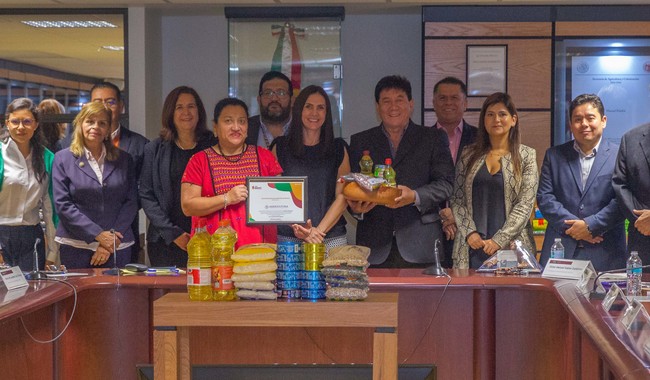Apoyan trabajadores de Agricultura acciones de la Red de Bancos de Alimentos de México