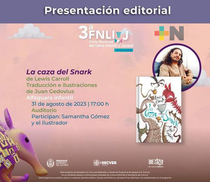 Presentaciones editoriales en Feria Nacional del Libro Infantil y Juvenil Veracruz 2023