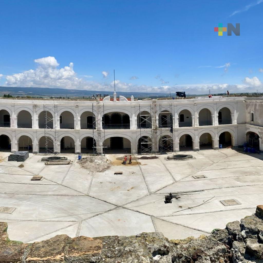 En septiembre concluyen restauración de la Fortaleza de San Carlos