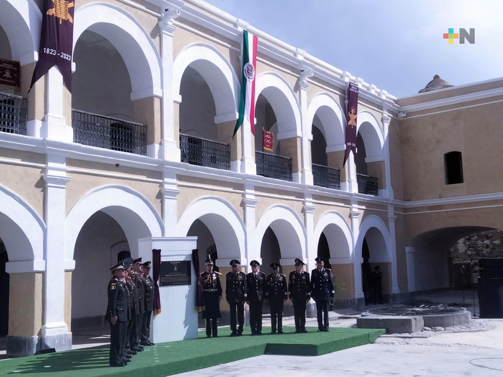 Rinden homenaje al Heroico Colegio Militar a 200 años de su creación