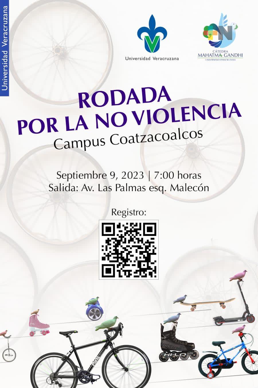 Invitan a la Rodada por la No Violencia en Coatza