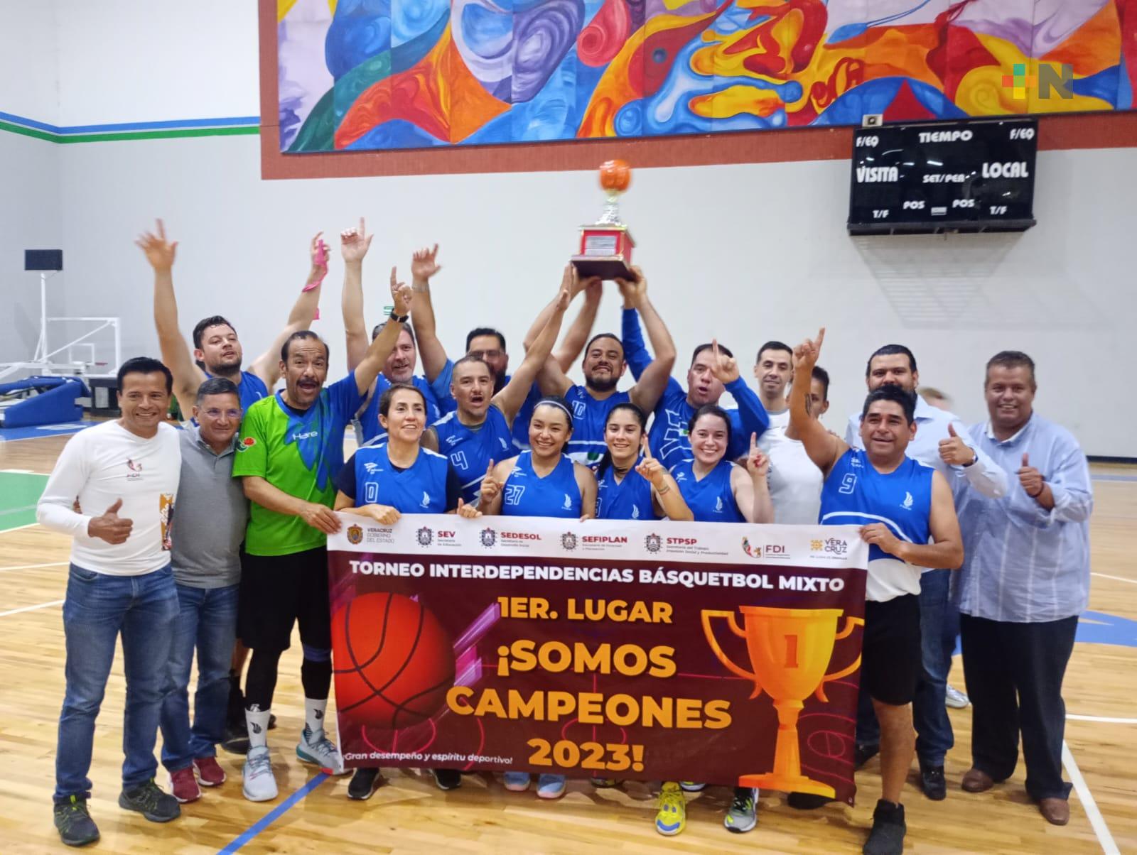 UV es campeón del Torneo de Basquetbol Interdependencias