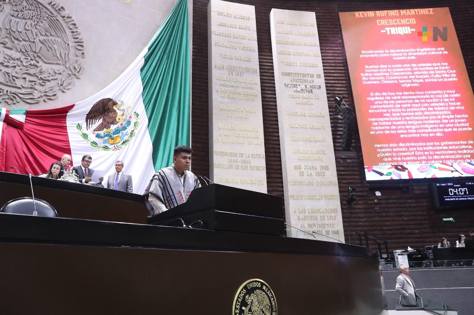 Pide hablante de lengua triqui luchar contra discriminación lingüística y cultural en México