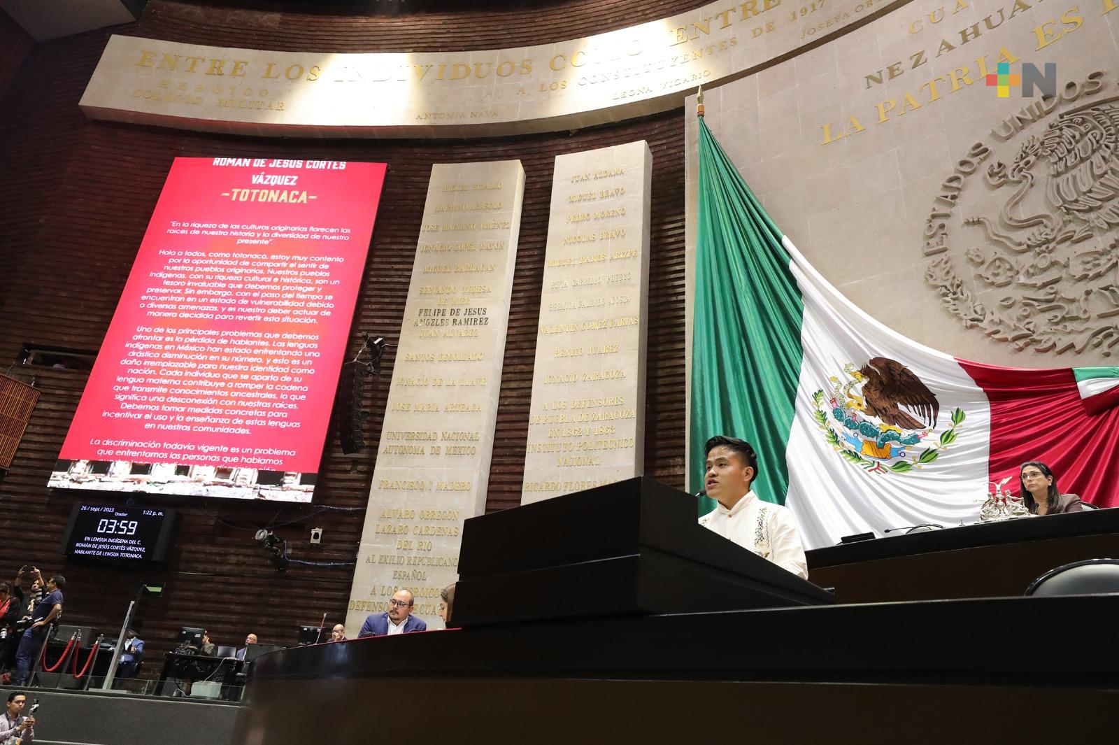 Pide joven totonaco proteger y preservar la riqueza cultural de los pueblos indígenas