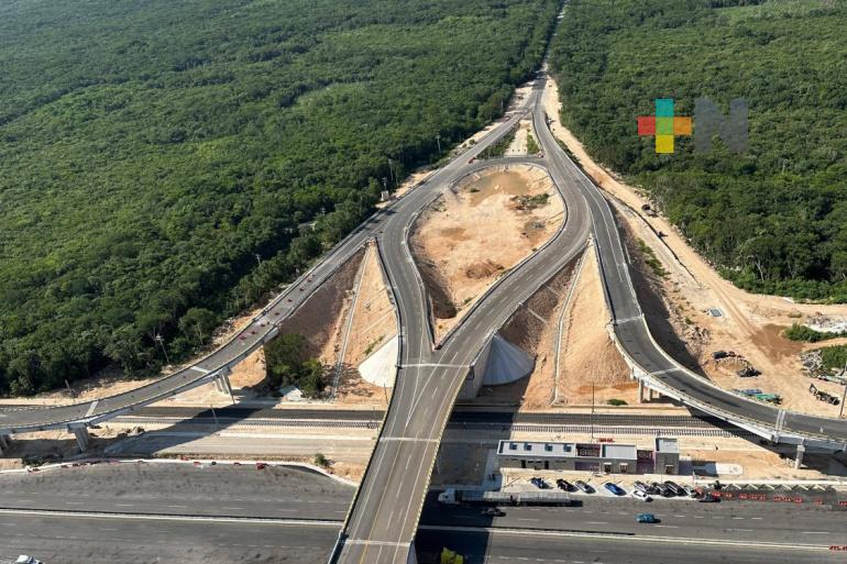 Colocación de vía del Tren Maya alcanza 55 por ciento de avance, destaca presidente