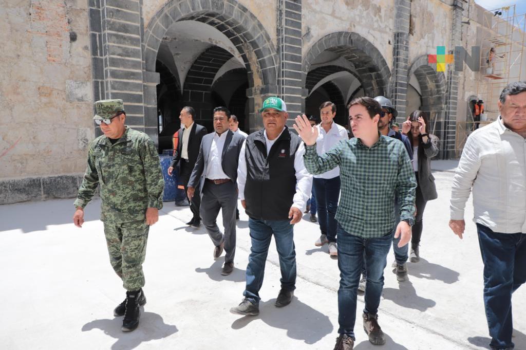 En tiempo y forma concluirá rehabilitación de la Fortaleza de San Carlos: Eric Cisneros