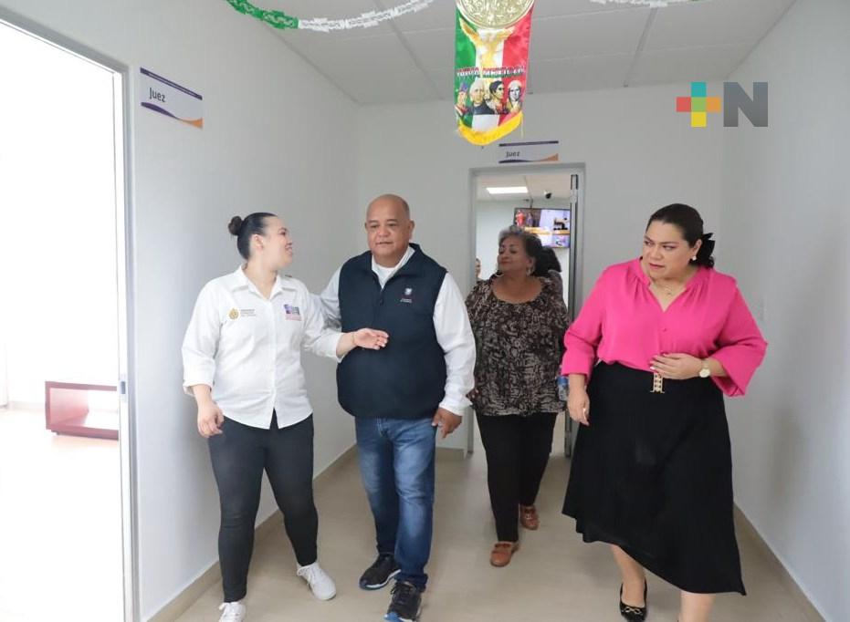 Supervisa Eric Cisneros operatividad del Centro de Justicia para las Mujeres