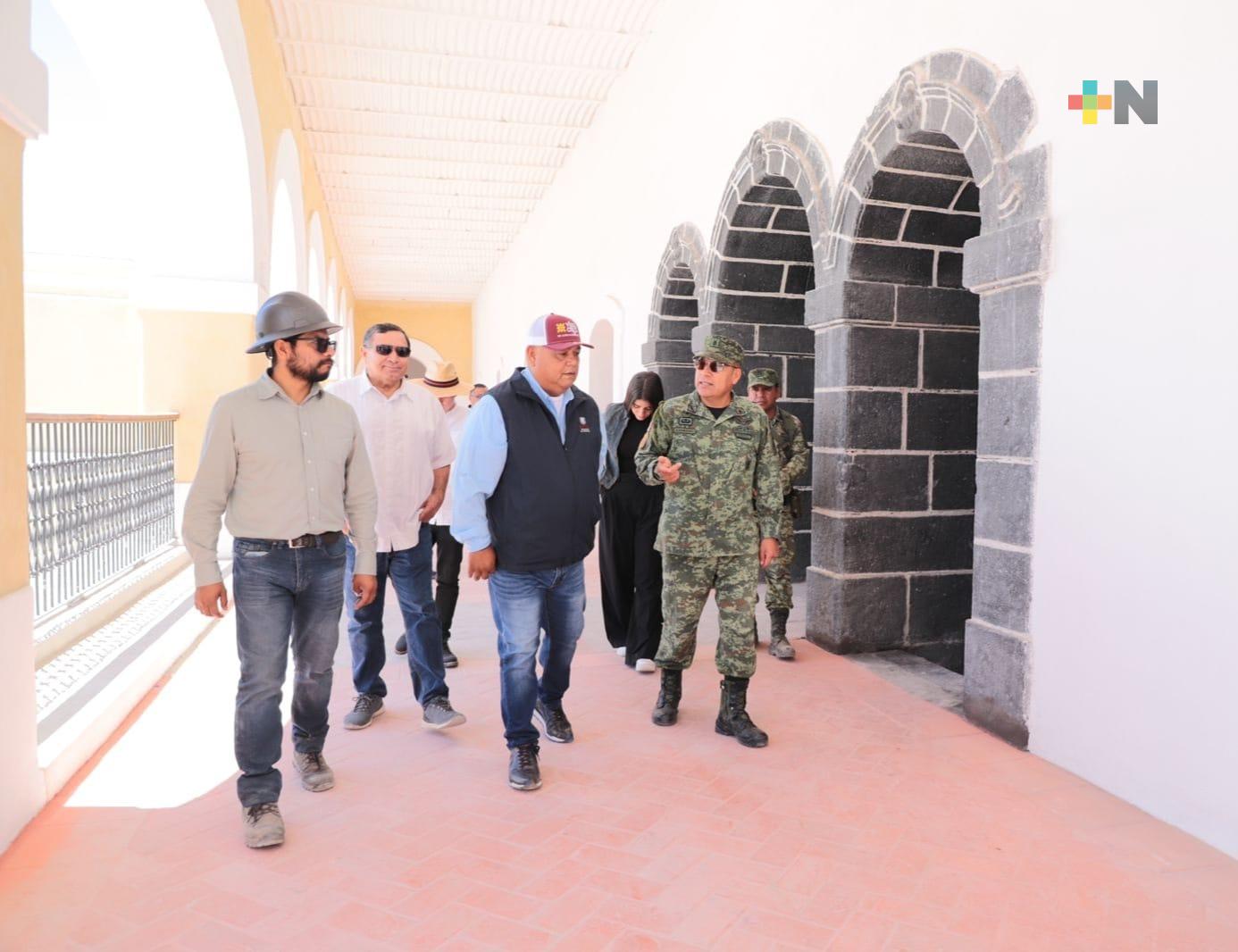 Se afinan detalles en conclusión de restauración en la Fortaleza de San Carlos: Eric Cisneros