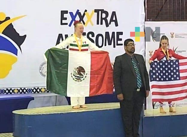 Sobresaliente participación de Bárbara Wetzel en Mundial de Gimnasia Artística